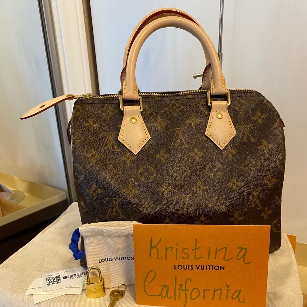 BRAND NEW Speedy 25 Monogram